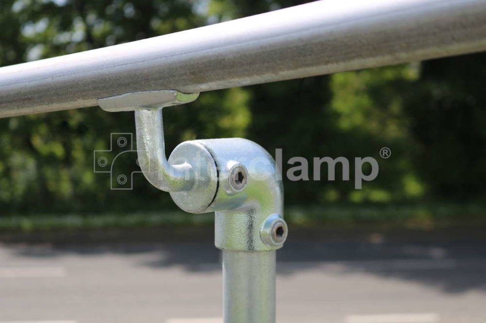 Interclamp DDA Assist modular handrail fitting for access ramp